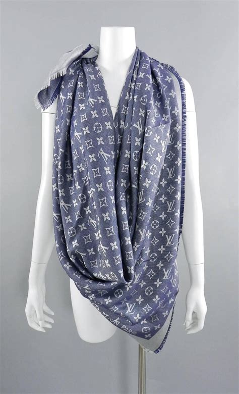 pashmina louis vuitton blu|louis vuitton scarves for women.